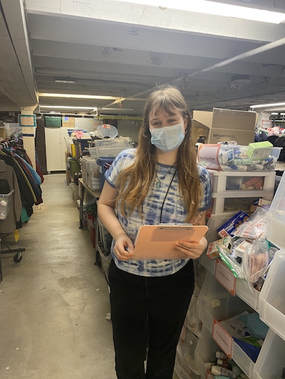 Kate Hlad Student Leader for Service at Rose Haven