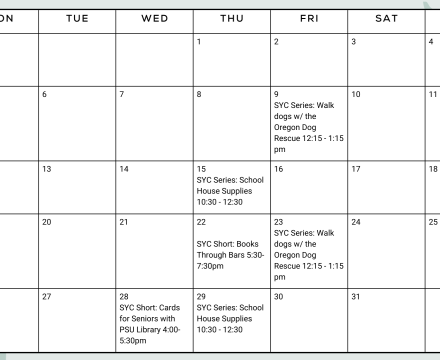 2026 january winter term events