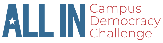 All In Campus Democracy Challenge Logo