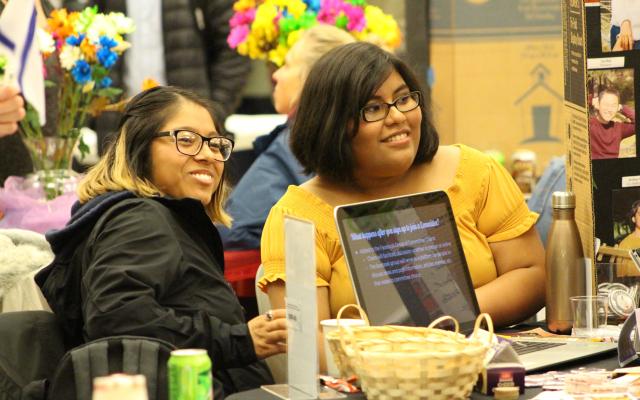 Students at Party in the Ballroom 2019