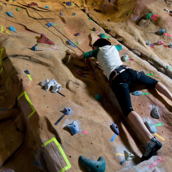 Climbing a wall