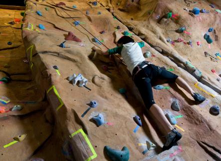 Climbing a wall
