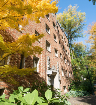 Exterior of residence hall