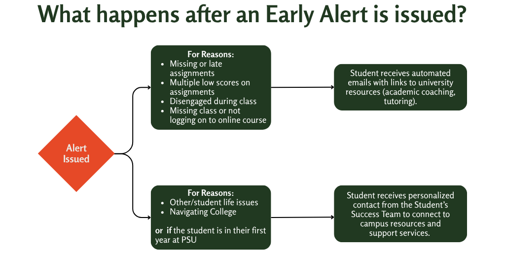 Flow chart of the Early Alert process