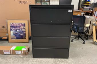 4-drawer file cabinet