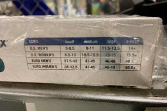 yaktrax sizes