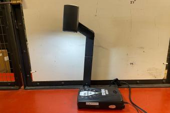 side view (lamp on)
