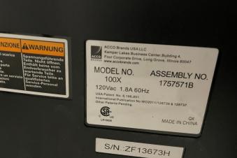 data plate