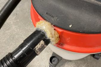 silicone blob repair