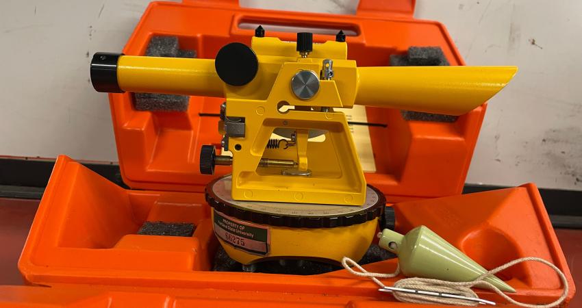 scope, case & plumb bob