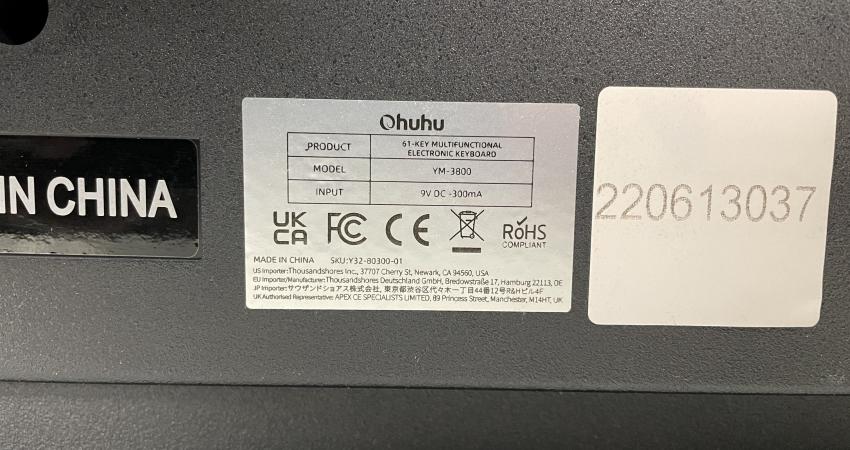 data plate