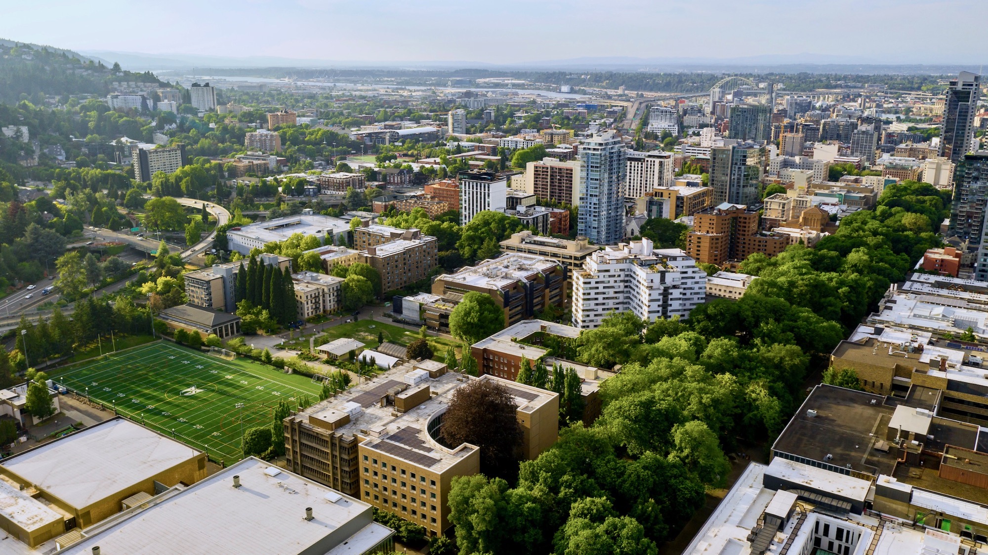 campus from above 