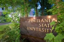 Portland State University Sign