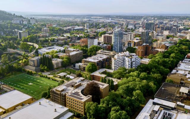 campus from above 