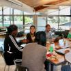 several individuals around a conference table