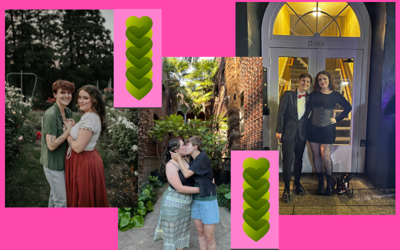 Anna Walker and her partner