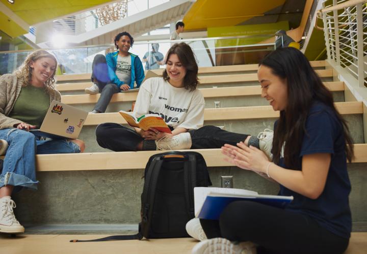 Students studying in KMC
