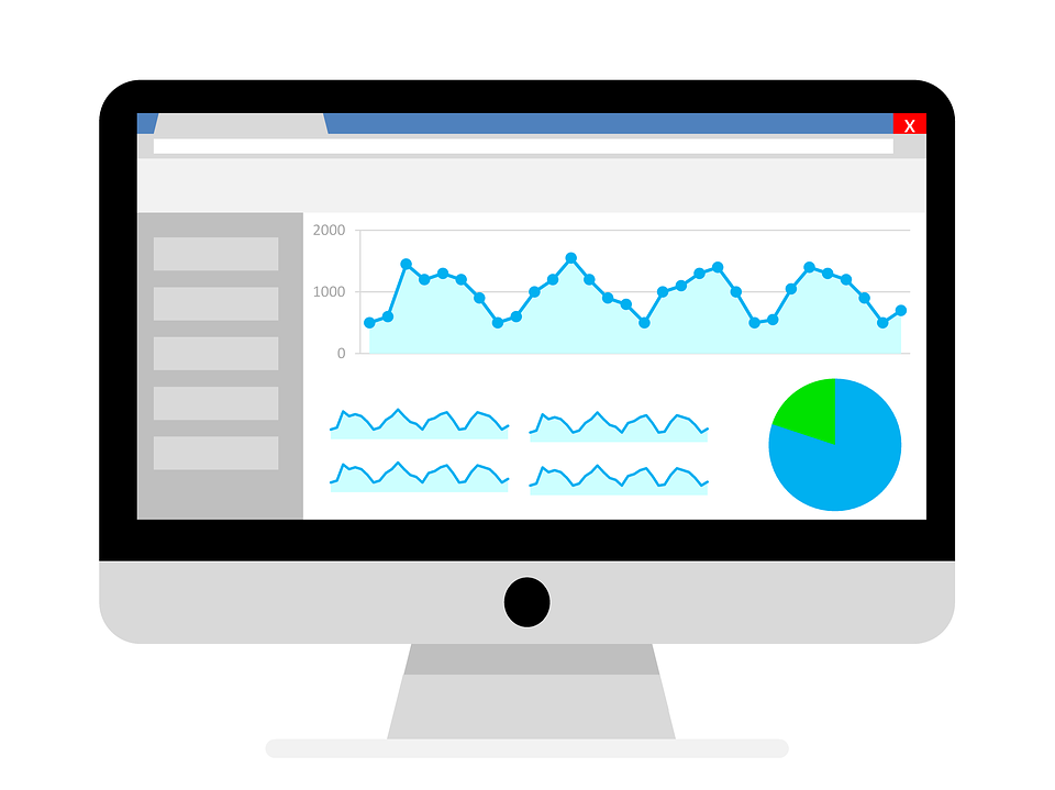 computer running an analytics program