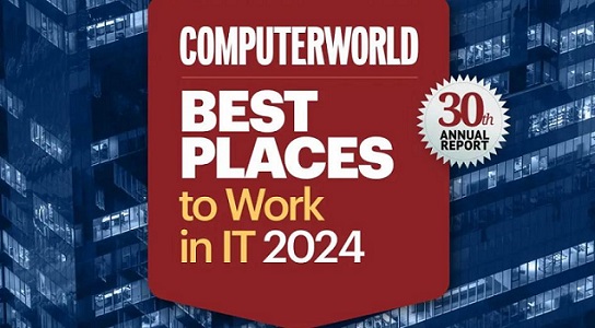 image reading "Computerworld best places to work in IT 2024" 
