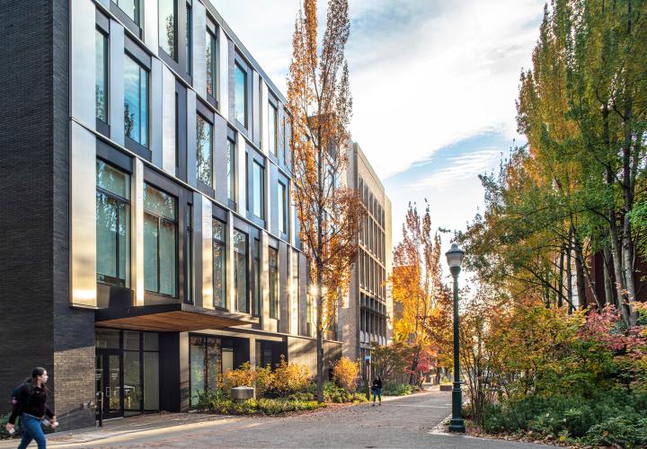 FMH building on PSU campus, Fall 2019