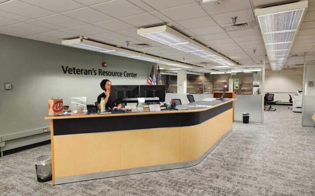 Image of Veterans Resource Center space.
