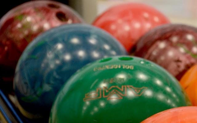 Image of bowling balls.
