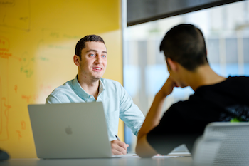 student meeting with an advisor