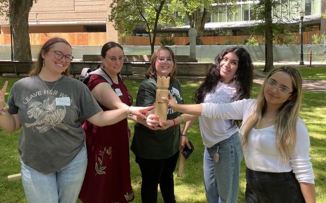Image of Future Connect Team outside.