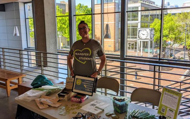 Tabling at the Campus Rec Center