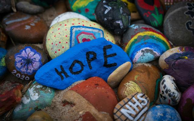 Image of painted rocks