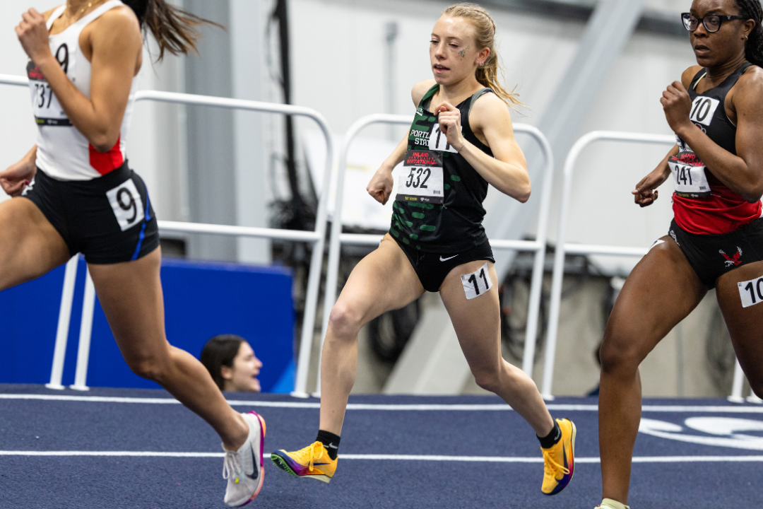 Emma Stolte in a race