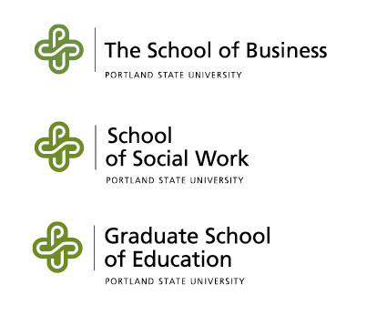 Examples of Logo Variations for PSU Schools