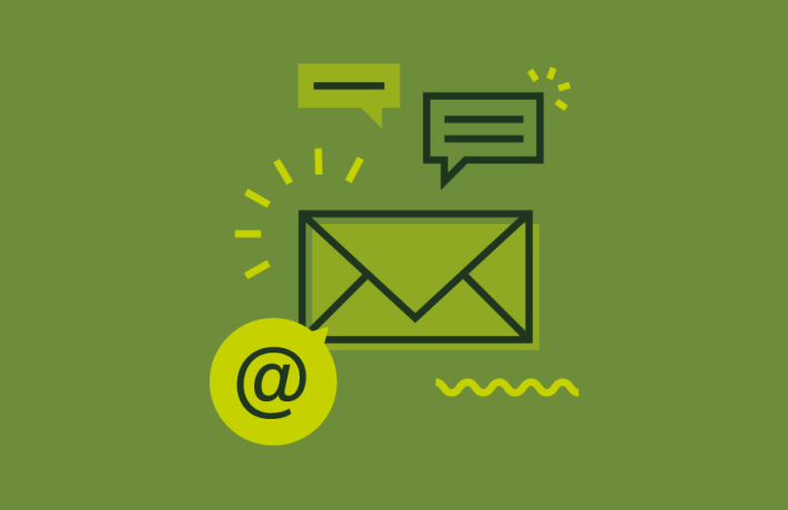 Illustrated email marketing