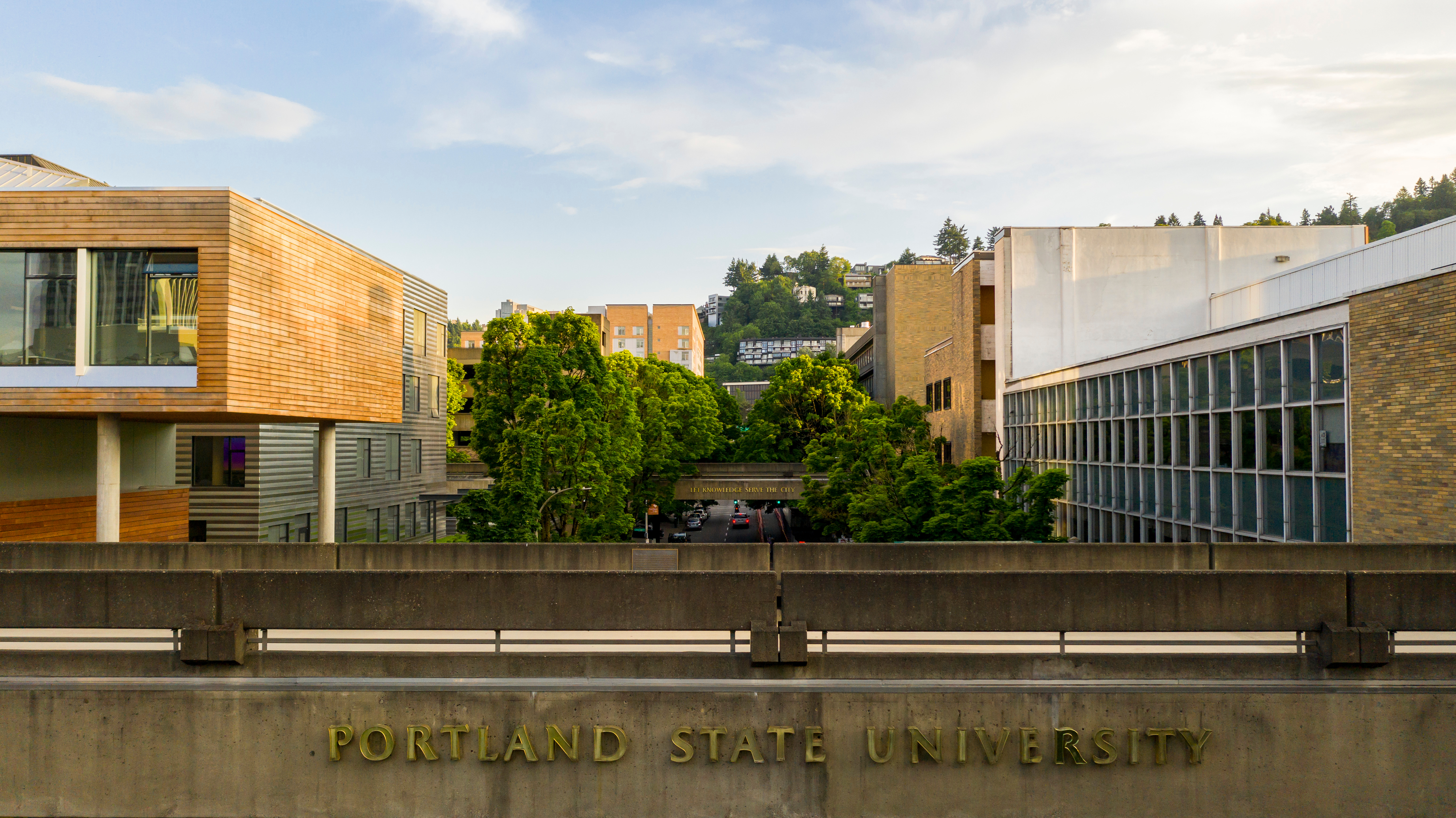 A view of the campus