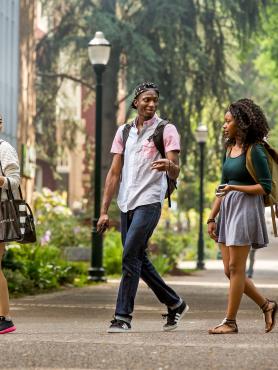 Students on Campus