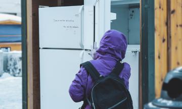 Empty refrigerator