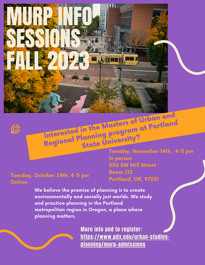 MURP Admissions | Portland State University