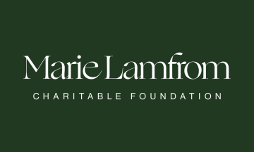 Marie Lamfrom Charitable Foundation logo on green background