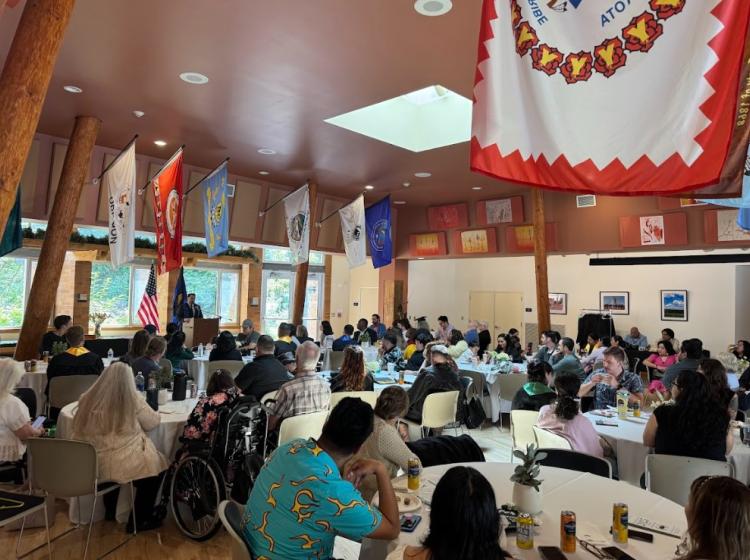 Crowd at the Commencement Ceremony