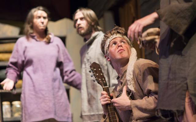 Student in a Theatrical Performance