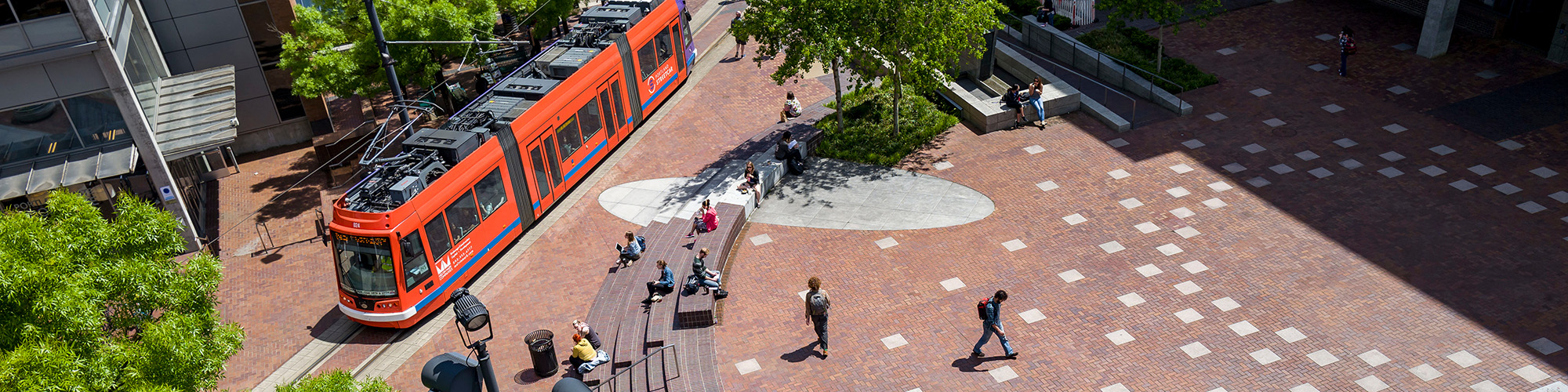 aerial view of Urban Plaza