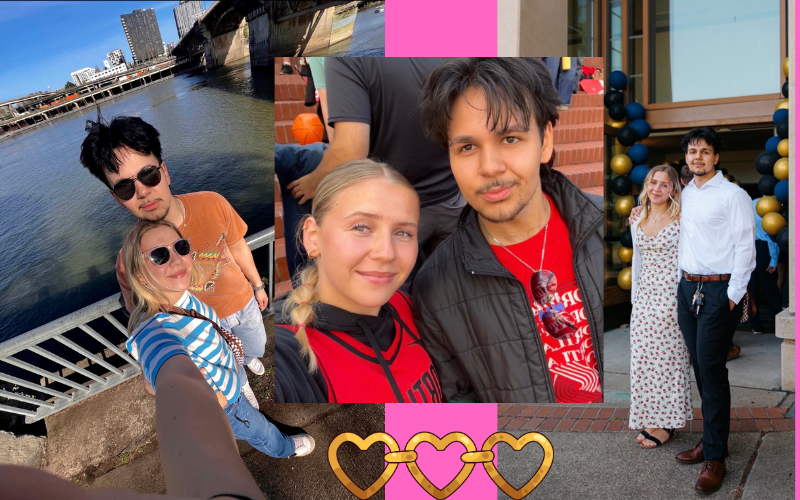 Lucy Moody and her partner