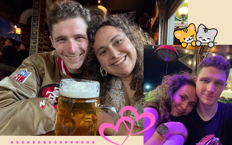 Della Simone with Eric