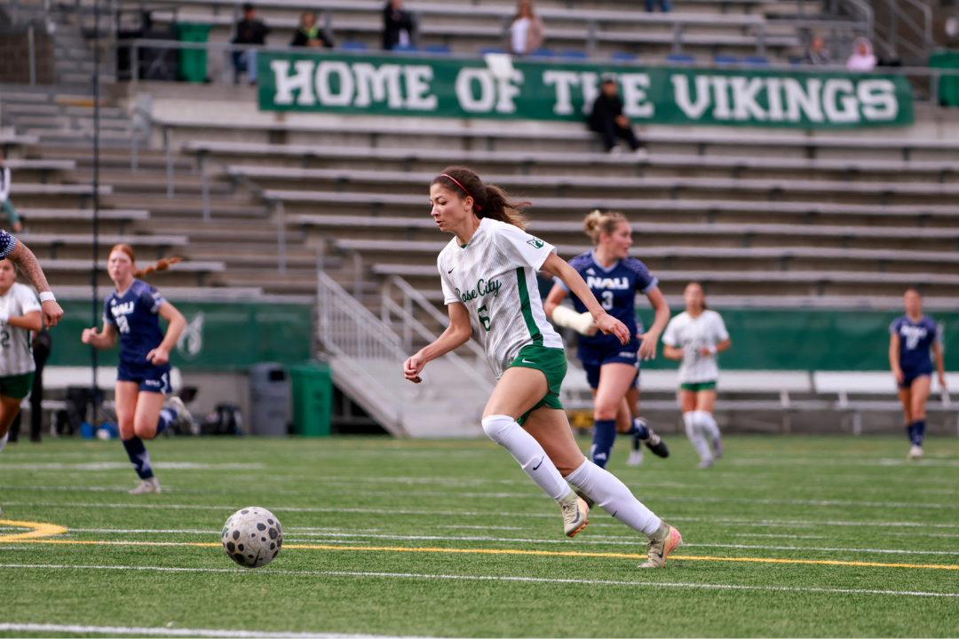 Ocean Rideout on the soccer field