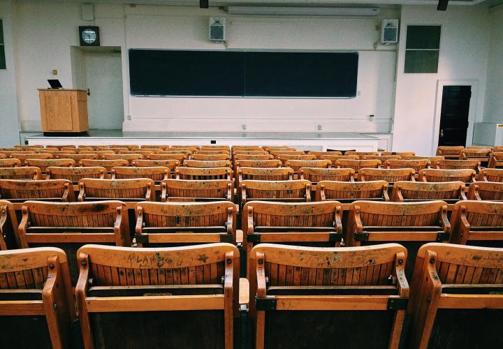 empty lecture hall